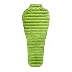 HOUYTYU Sovsäck Outdoor camping ultra-light mummy sleeping bag three seasons down sleeping bag outdoor lazy bag(Green)