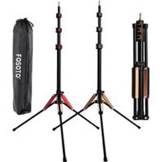 Fosoto FT-195 1/4 Screw Professional Tripod Photography Camera Led Video Light Stand For 18inch Ring Lamp Studio Flash Light