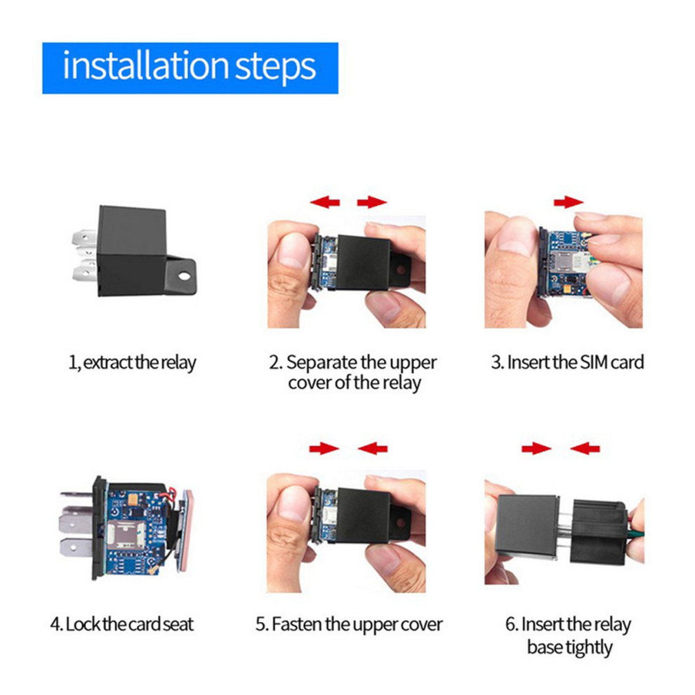 C13 Bil GPRS Tracker GPS-lokaliseringsenhed Anti-lost GSM GPRS-netværk