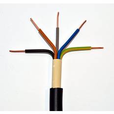 100m Erdkabel NYY-J 5x2,5 mm² schwarz 5x2,5 qmm Starkstromkabel Energiekabel Kabel