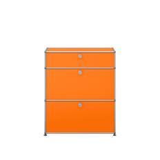USM - USM Haller 51 skåp Pure Orange - Byråer - Fritz Haller,Paul Schärer - Orange