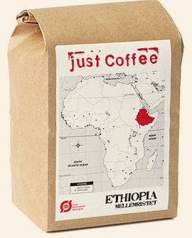Etiopien Kaffe Ekologisk (Just Coffee) - 250 g. Malet till kaffemaskin (Filter)