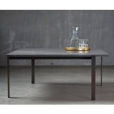 Mølballe Barcelona Sofabord - Pietra Grey Marmor - Bruneret Messing - 50 cm.