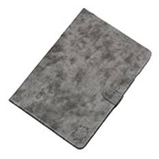 Vikbart stativ Smart Tablet Case Lämplig for Nokia T10 8inch 2022 Cover TPU Läder Tablet Cover Case(Gray)