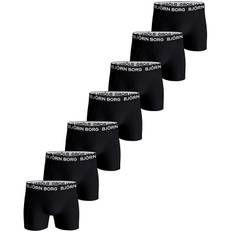 Björn Borg Boxershorts - 7-pak - Sort - Björn Borg - 5-6 år (110-116) - Boxershorts