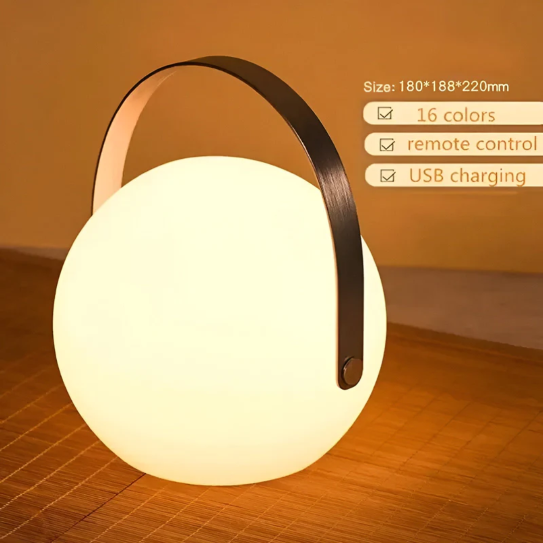 RadianceFlex - Bärbar LED Bordslampa med Vattentålig Funktion - B