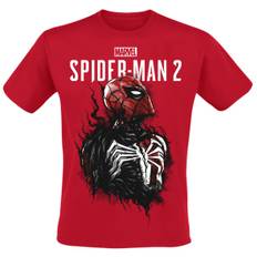 Spiderman T-shirt - Marvel Games - Spider-Man 2 - Spider Symbiote - S till XXL - Herrer - rød