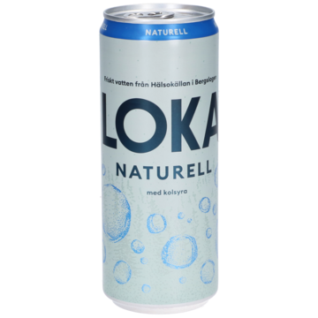 Mineralvatten Loka Naturell burk 33cl inkl. pant