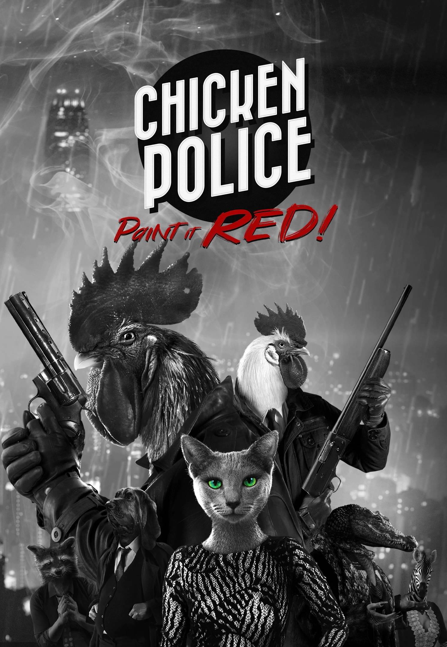 Chicken Police - Paint it RED! (PC) Steam Key EUROPE.