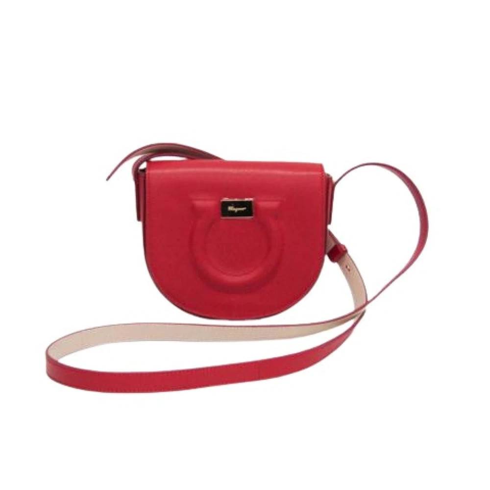 Salvatore Ferragamo Pre-owned - Pre-owned Läder Axelväska Vintage - Dam - ONE Size - Läder
