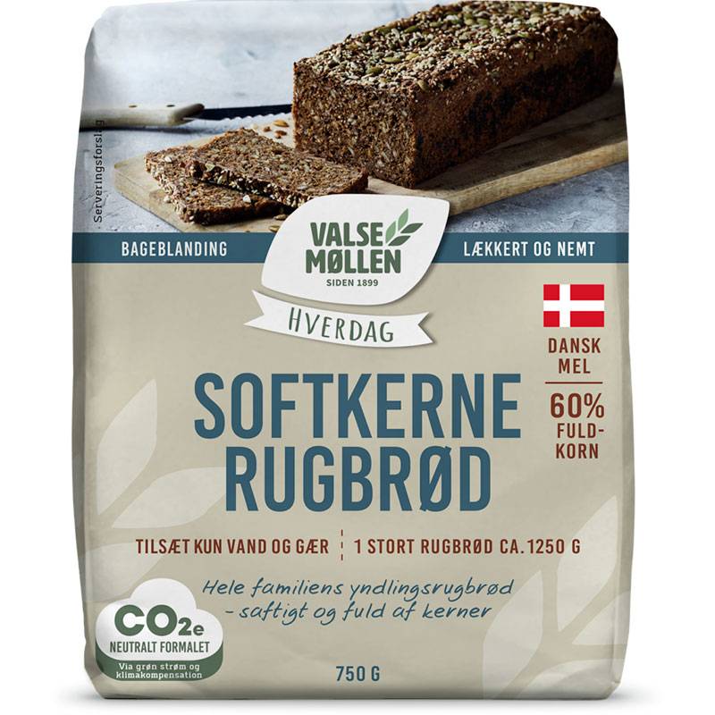 Valsemøllen Hverdag Softkernerugbrød Bagemix