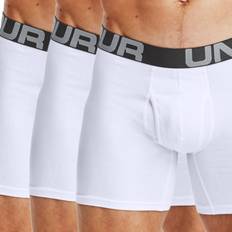 Under Armour 9-pak Charged Cotton 6in Boxer - White - Medium