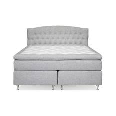 Belda Sängpaket 160x200 Fast/Medium - Ljusgrå Kontinentalsäng