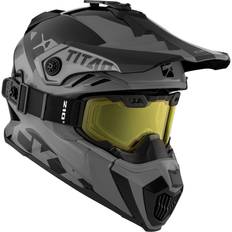 CKX Hjälm + Goggles TITAN Airflow Extra Harmaa S Crosshjälmar (S)