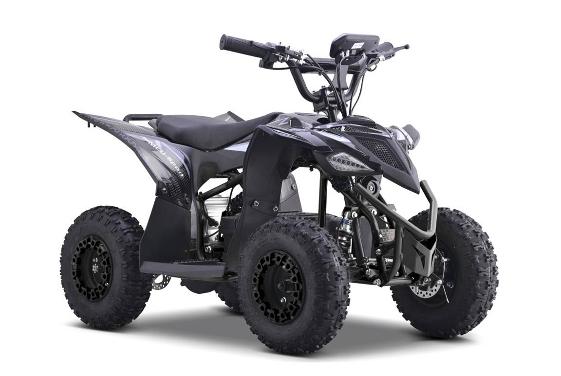 Elektrisk Voltrix Brushless 1000W Mini ATV til børn, 30 km/t, Sort