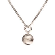 Venezia silver necklace with small Glow pendant. Sterling silver. Scherning Copenhagen