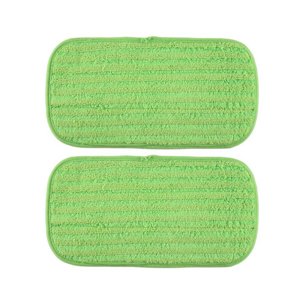 2 ST VåT/Torr Platt Moppduk Mikrofiber Golvmopp ErsäTtning för Sweeper MaskintväTtbar LäTt Att Byta Ut