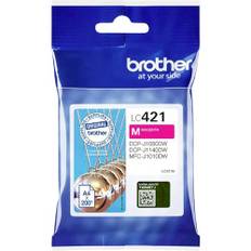 Brother LC-421M Tintenpatrone – Magenta für DCP-J1050DW, DCP-J1140DW, MFC-J1010DW, Standard