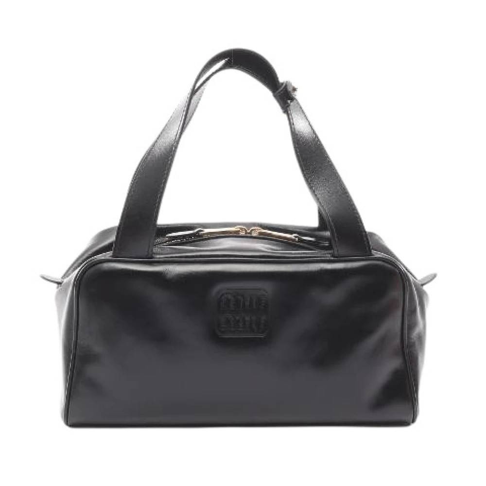 Miu Miu Pre-owned - Pre-owned Softy Shine Läder Handväska Vintage - Dam - ONE Size - Läder