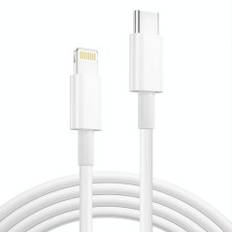 USB-C til Lightning PD Hurtigopladningskabel – 1m | iPhone & iPad