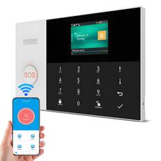 Smart Alarm System for Home Security with APP Control 24IN TFT LCD Display Screen One Button Alarm UK