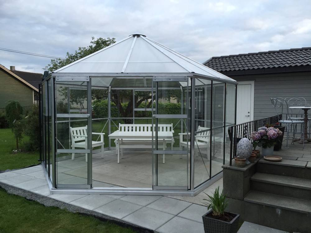 Lusthus Deluxe 10,5 - 13 m² 13 m² Grön