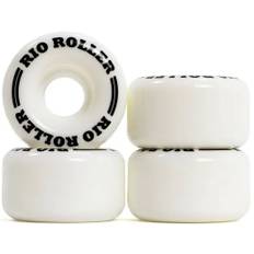 Rio Coaster Rulleskøjte Hjul Side By Side 4-Pak (58mm - Hvid)
