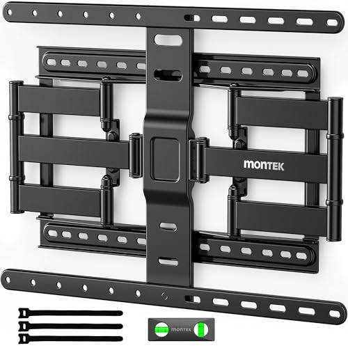 monTEK 1,1" Ultra Slim TV Wandhalterung für 43-90 Zoll Fernseher bis 60kg