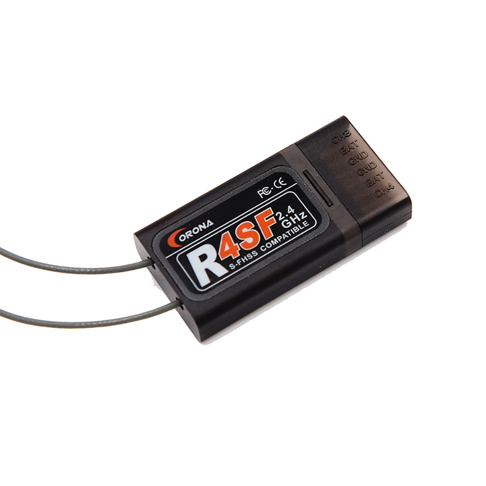 CORONA R4SF 2.4 GHZ 4CH S-FHSS RC-mottagare för FUTABA T6J T8J T10J T14SG RC-sändare