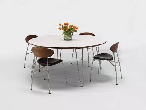 GM 6673 Rundt Spisebord Ø:120 cm og Corian Top - Naver Collection