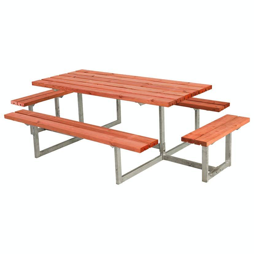 Picknickbord PLUS Basic med Påbyggnad Utomhus