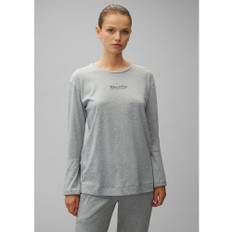 Marc OPolo Body & Beach Damen Shirt, Crew Neck, LS, Graumelange - XXL