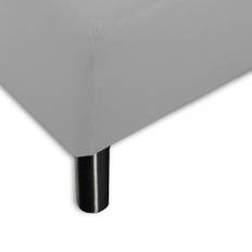 Formsytt lakan 160x200 cm - 100% ekologisk bomull - Grått GOTS-certifierat jerseylakan - Formsytt lakan för madrass (160x200 cm)