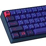 Sunzit PBT Keycaps, 159 tangenter Cherry Profile Dye Sublimation Laser Keycap med 7U blanktangent, lämplig för ISO ANSI MX Cherry mekaniskt tangentbord
