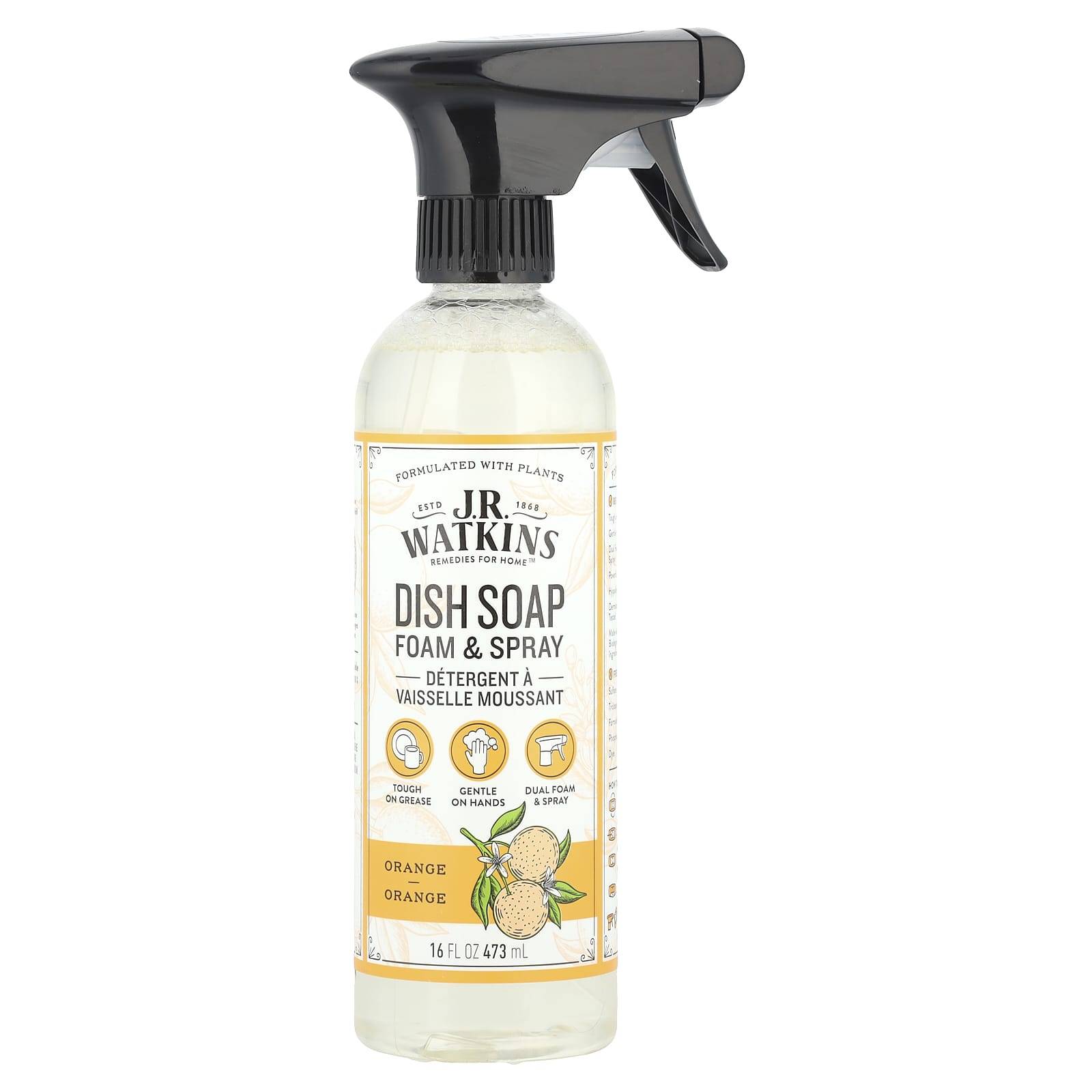 Kitchen Detergent, Foam & Spray, Orange, 473Ml(16Fl Oz)