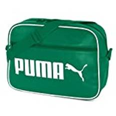 PUMA Unisex Campus Reporter Retro Axelväska, Arkivera grön, En Storlek