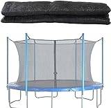 MaiBuL Trygghetsnät for studsmatta, 14 ft skyddande stängsel av nylon runt studsmatta ersättande innernät (Size : 14FT6poles)