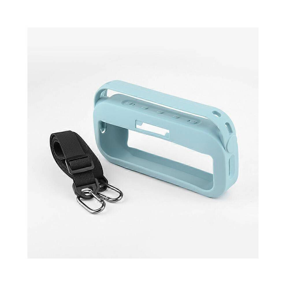 (Black) Portability Silicone Case For Bose SoundLink Flex Blue-tooth Portable Speaker