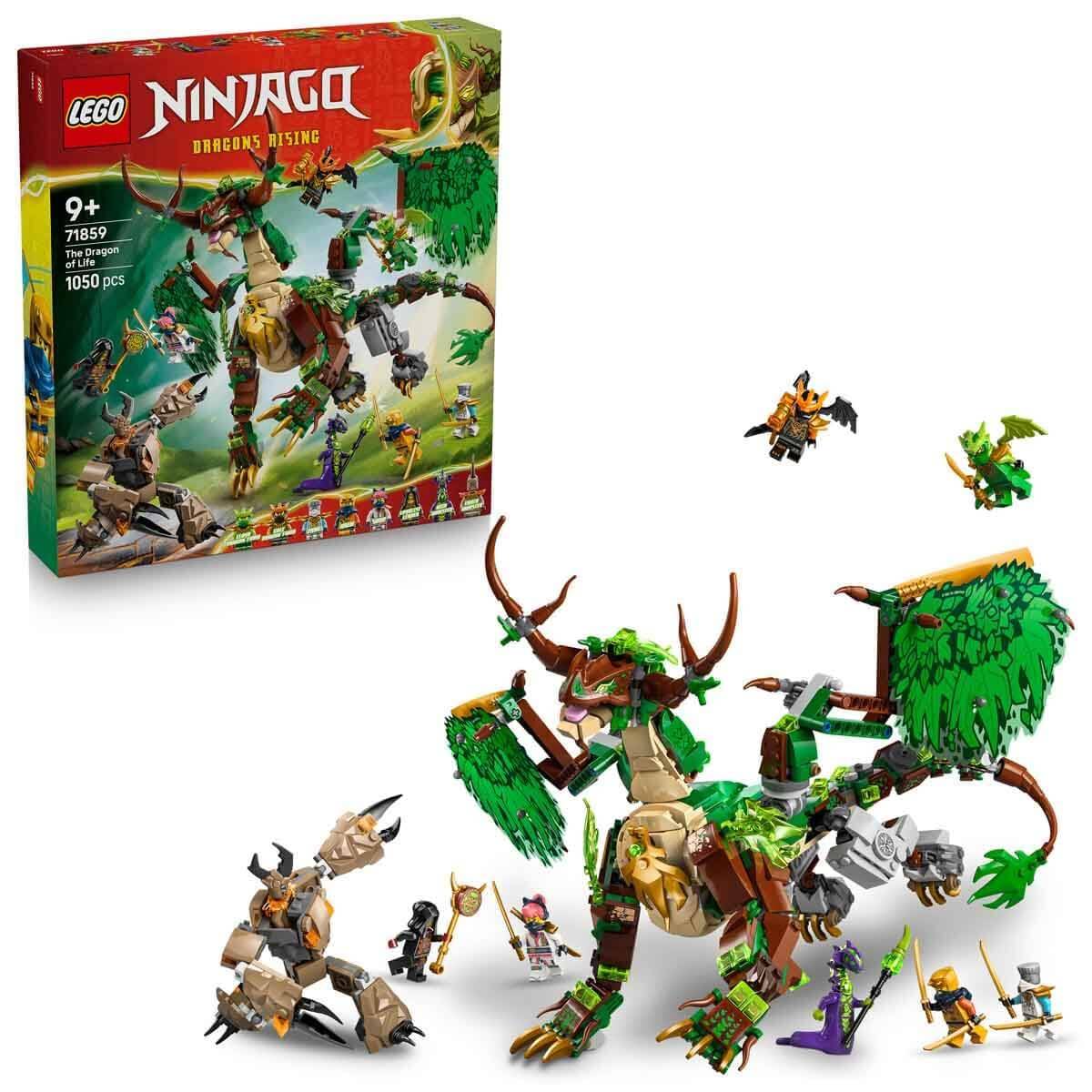 LEGO Ninjago Livets Ark Drake Leksak, Födelsedagspresent, Byggklossar, för Pojkar och Flickor, Åldrarna 9, 10 och 11, Grundskoleelever, Inredning,