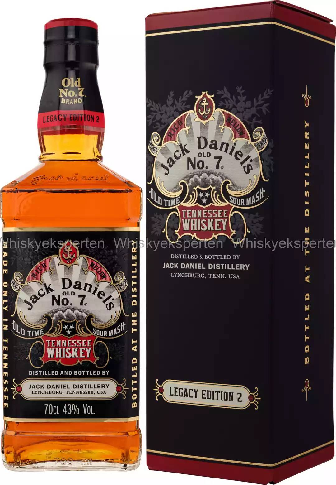 Jack Daniel's Old No. 7 Legacy Edition 2 70 cl, 43%