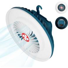 Led Lampe Med Ventilator - Magnestisk & 54x LED - 3 i 1 med USB - Hurtig levering