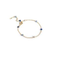 Enamel - Lola Bold MARINE armbånd i forgyldt sølv