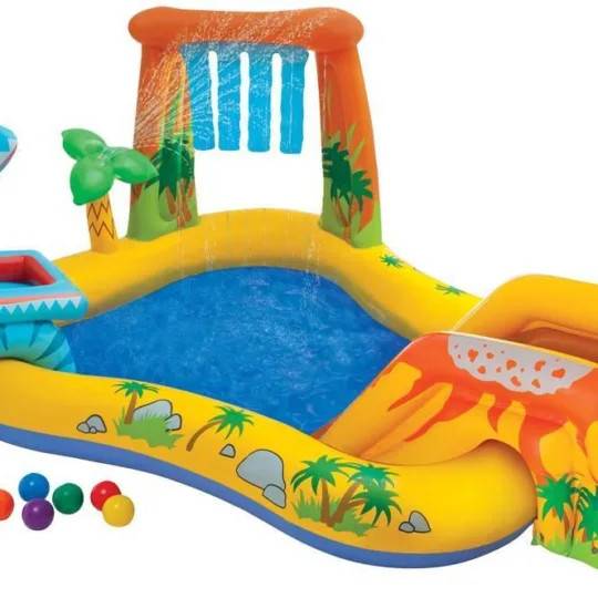 Dinosaur Play Center børnepool 216L Intex børnepool 57444