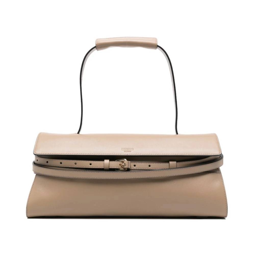 Moschino Skuldertaske - Tasker - Dame - Beige - ONE SIZE - Uld