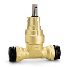 AVK 32 mm messingventil med PRK-koblinger, PN16