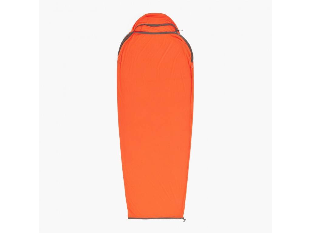 Sea to Summit Reactor Extreme Sleeping Bag Liner - Mummy w/ Drawcord - C Spicy Orange