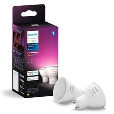 Philips Hue White and Color Ambiance Smart LED-lampa GU10 400 lm 2-pack