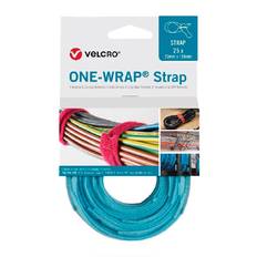 Velcro One Wrap Strap Kabelbinder Velcrobånd - 20mm (150mm) 25pk - Turkis