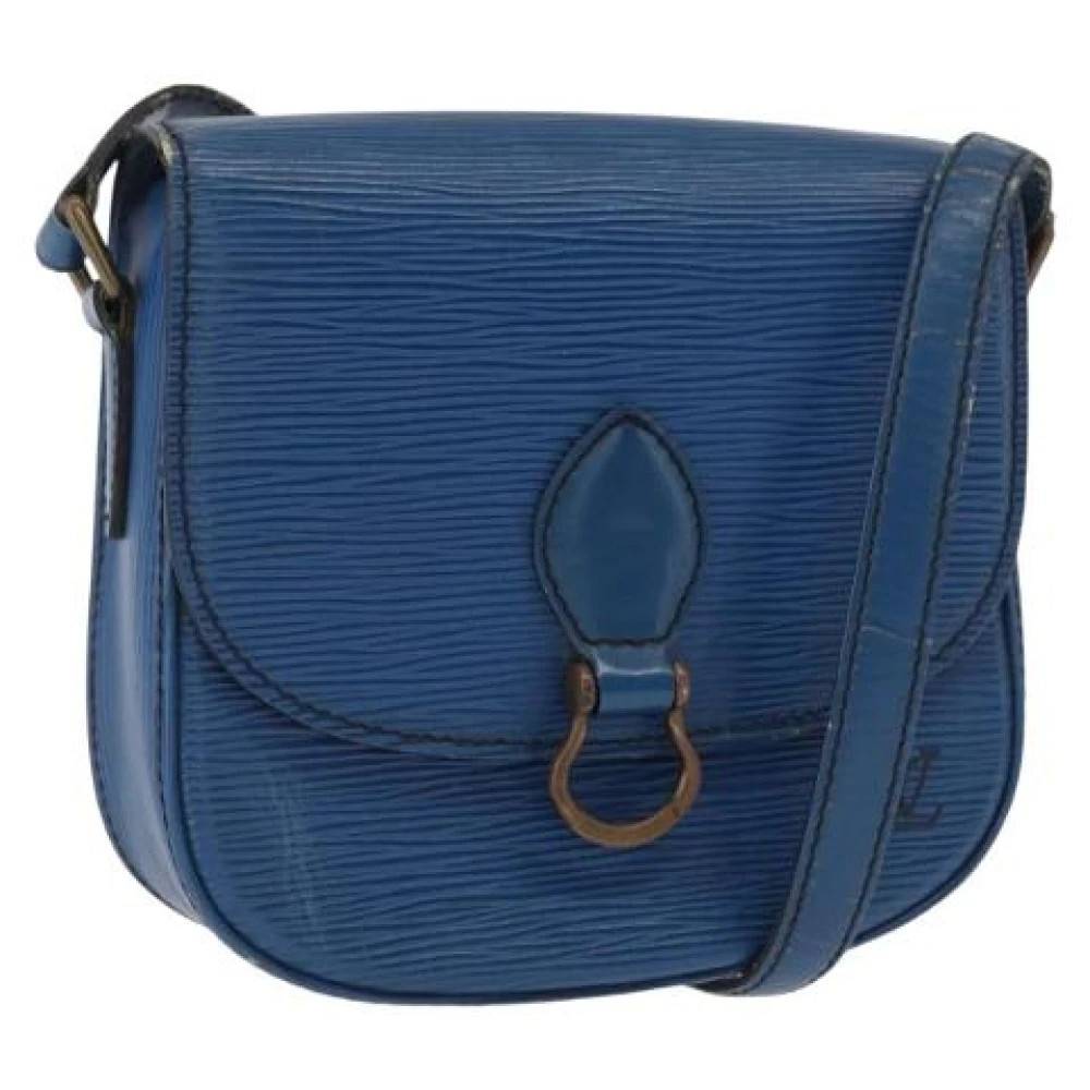 Louis Vuitton Vintage Pre-owned Cross Body Bag - Vintage - Dame - Blå - ONE SIZE - Læder