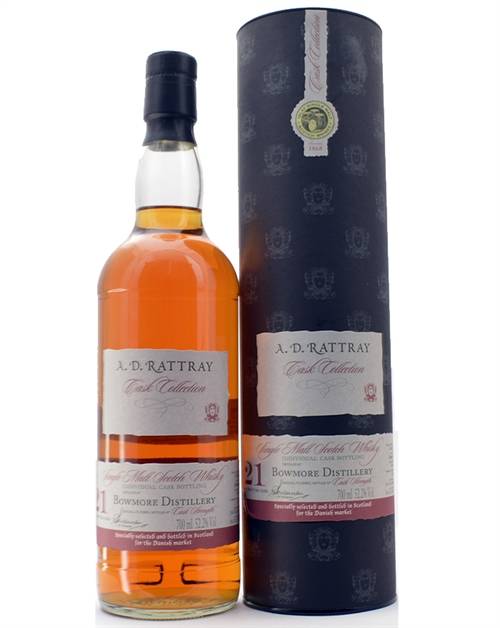 Bowmore 1989/2010 A D Rattray 21 år Single Cask Islay Malt Whisky 52,2%
